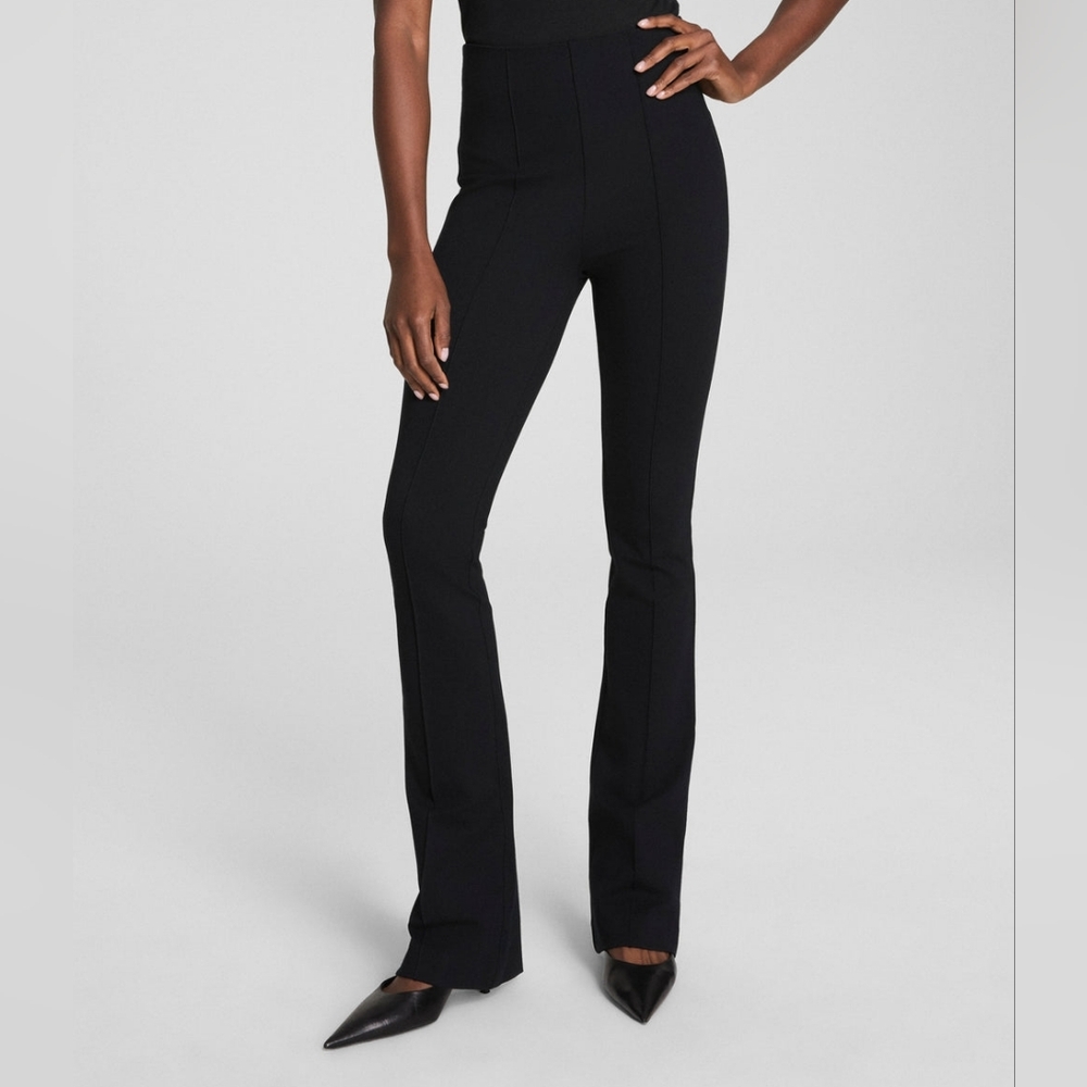 SPANXsupersmooth PerfectFit Ponte Micro Flare Pant Black Size Small Petite